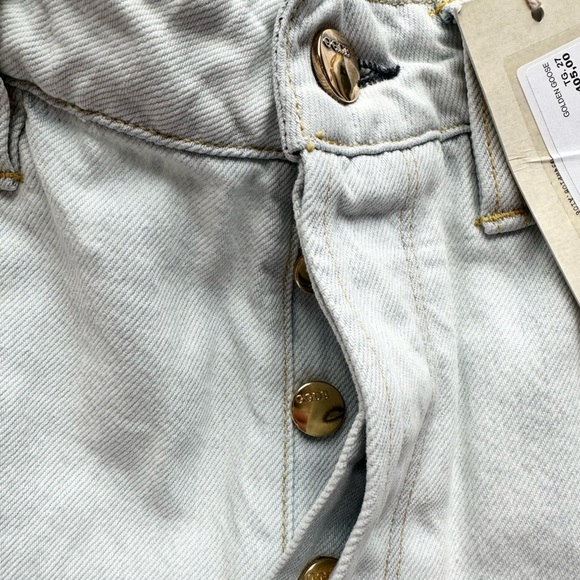 NWT Golden Goose Jolly Cropped Straight Jean Carrot Fit Light Wash size 27 - Picture 9 of 14
